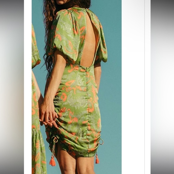 🔥 NWT 🔥 CLEOBELLA Revolve Kamila Mini Dress in Abstract Print Size XS 💕 - Picture 8 of 14